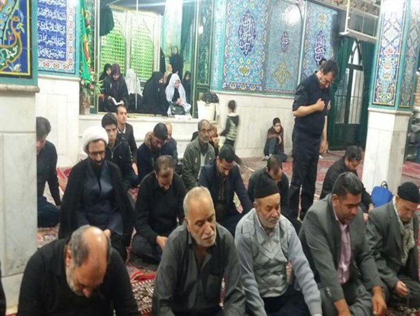 برگزاری آیین شهادت امام رضا (ع) در بارگاه بی بی زبیده خاتون+عکس