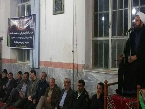 مراسم عزاداری شب شهادت امام رضا(ع)/ امام رضا الگوی فضیلت ها است+ عکس