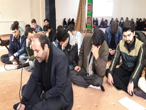 مراسم سوگواری به مناسبت شهادت امام رضا(ع) در دانشگاه پیام نور اردبیل