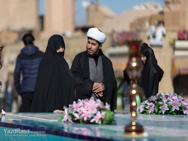 تصاویر/مراسم دومین سالگرد تشییع و تدفین شهدای گمنام امیرچخماق یزد