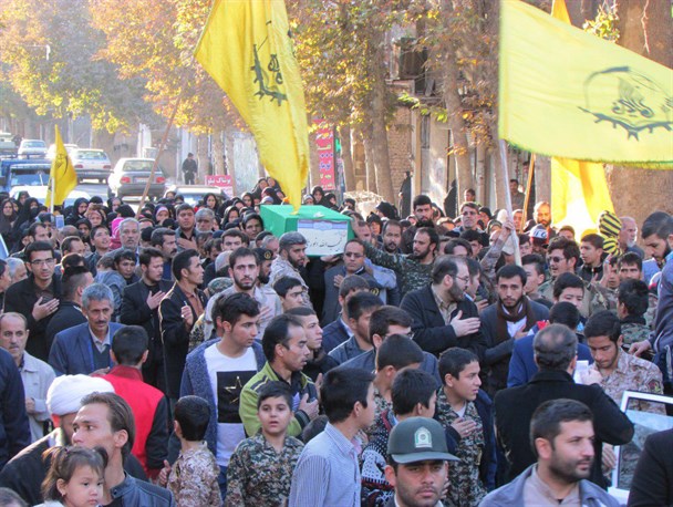 تشییع باشکوه پیکر شهید نجیب‌الله انوری در ورامین+تصاویر