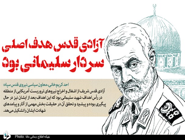 آزادی قدس هدف اصلی سردار سلیمانی بود/ از گروه‌های مقاومت حمایت می‌کنیم؛ نرم‌ افزاری و سخت‌ افزاری/ حضور در سوریه و عراق با کمترین هزینه انجام شد