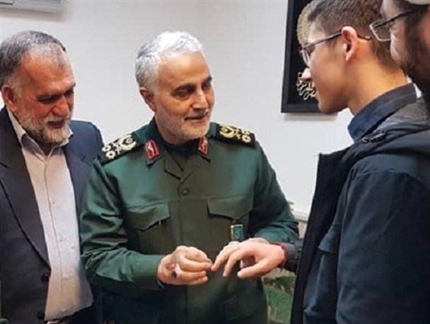انگشتر «حاج قاسم» بزرگ‎ترین مدال زندگی‌ام بود/ روایت آرین غلامی از یادگاری سردار دل‌ها