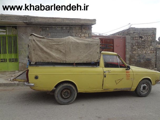 خودروی شکیب در کوچه پس کوچه های شهر لنده+تصاویر