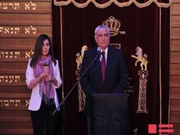 شرکت مقامات دولتی رژیم باکو در مراسم هولوکاست