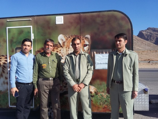 کاروان حمایت از یوز پلنگ آسیایی در شهرستان پاسارگاد