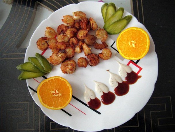 روش پخت میگو پفکی