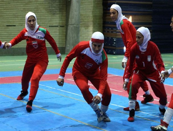 اردوی تیم ملی کبدی بانوان ایران در کرمانشاه آغاز شد