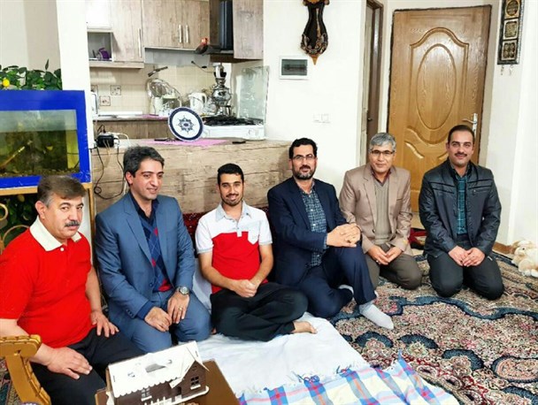عیادت از داور ارزنده فوتسال کشور