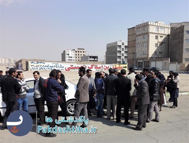 تجمع فرهنگیان پاکدشت مقابل اداره آموزش پرورش+ تصاویر