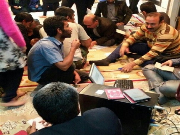 تصویر صندوق اخذ رای در منزل شخصی مربوط به کازرون نیست