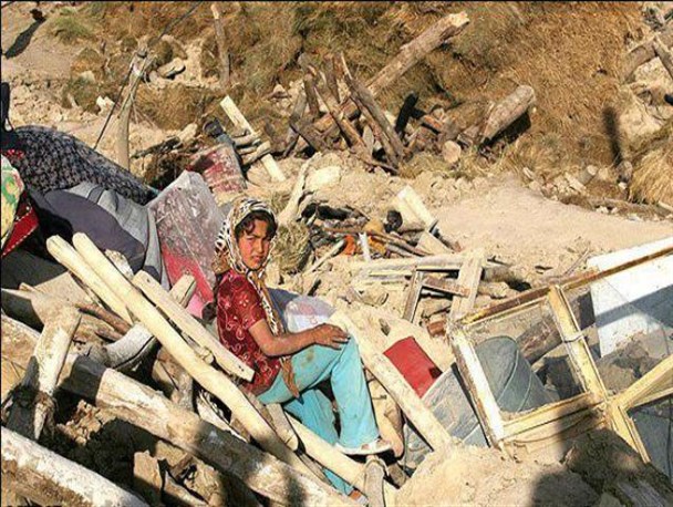 شعری در وصف زلزله مهیب سال 75 نیر و سرعین