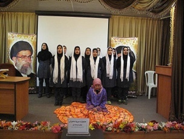 جشنواره سرود دانش آموزی در خشکبیجار برگزار شد