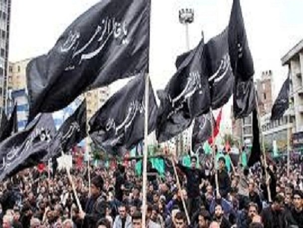 اجتماع عظیم عزاداران فاطمی در میدان مرکزی تربت حیدریه