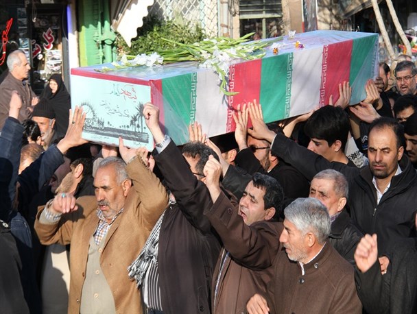 پیکر مطهر دو شهید گمنام در زنجان تشییع شد+ تصاویر