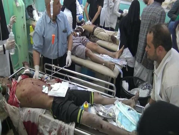 شهید و زخمی شدن ده ها یمنی در حمله جدید جنگنده های رژیم سعودی+ تصاویر
