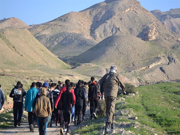 همایش بزرگ پیاده روی در روستای سیر بردسکن برگزار شد