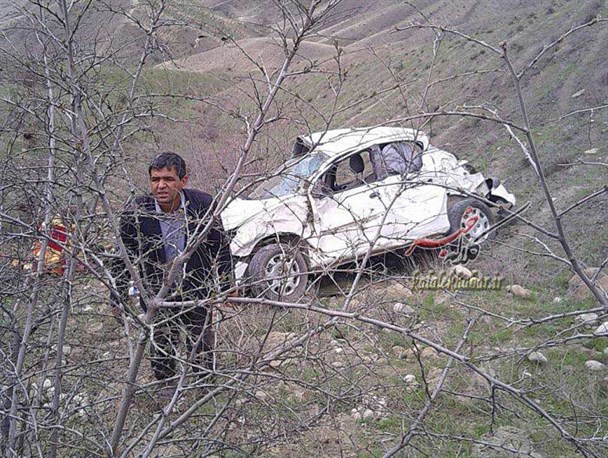 سقوط خودرو در دره 6 مصدوم برجای گذاشت+تصاویر