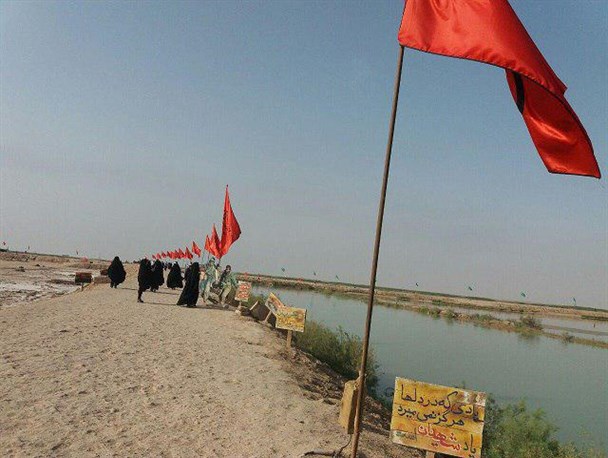 ثبت خاطرات کاروان راهیان نور بندرترکمن در کربلای ایران/تصاویر