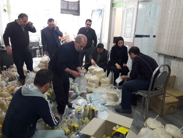 کمک 105 میلیونی اصناف گالیکش به سیل‌زدگان گلستان + تصاویر