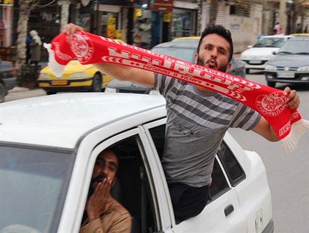 شادی پرسپولیسی های یاسوجی پس از برنده شدن تیم محبوب شان+تصاویر