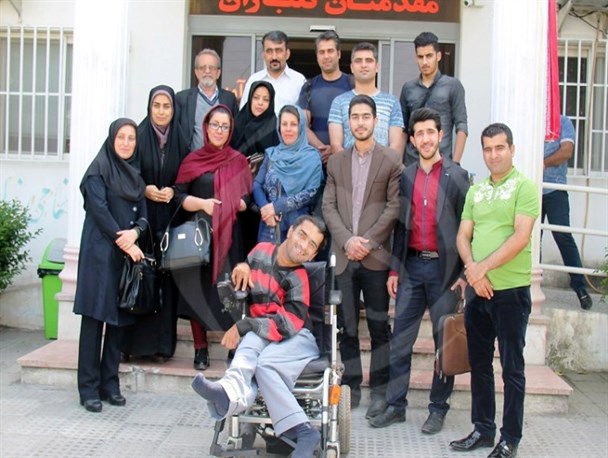 دیدار جمعی از اصحاب رسانه از مرکز شبانه روزی نگهداری  معلولین جسمی حرکتی