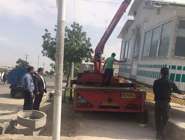 ارتقای امنیت کهریزک با استقرار کانکس نیروی انتظامی در شهرک امام حسن(ع)+عکس