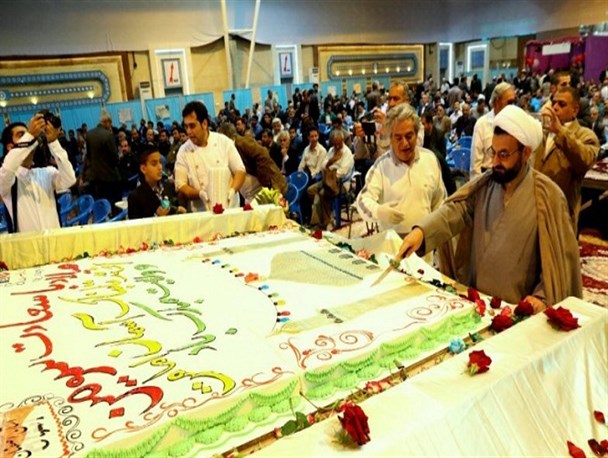 جشن بزرگ ولادت امام حسین در ناحیه امام صادق (ع) برگزارشد+  تصاویر