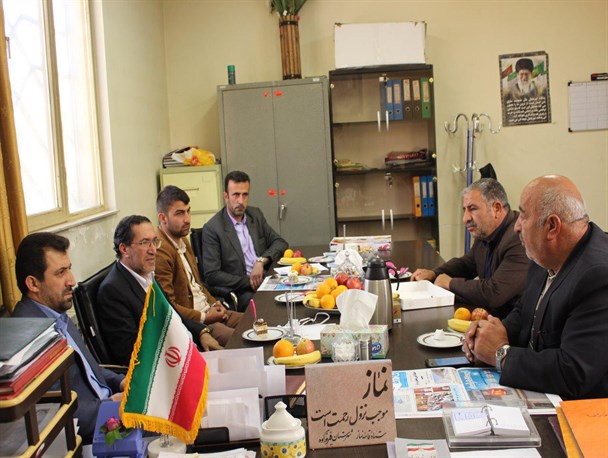 دیدار و گفتگو فرمانده سپاه فیروزکوه با شورای بخش مرکزی