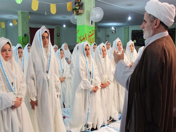جشن آغاز عبادت و بندگی شکوفه های مهدوی