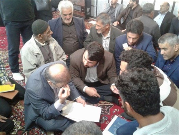 برگزاری میز خدمت در روستای انارمرز جویبار
