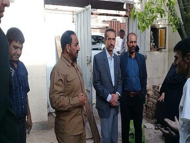 بازدید دادستان خرم آباد از روند بازسازی منازل خسارت دیده از سیل