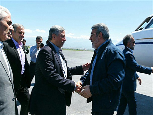 وزیر کشور وارد گلستان شد