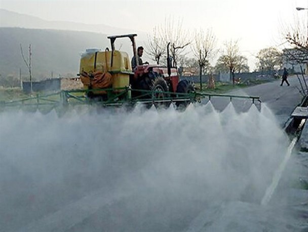 ۲۵روستای سلسله توسط تیپ ۱۸۴ خرم آباد ضدعفونی و گندزدایی شد