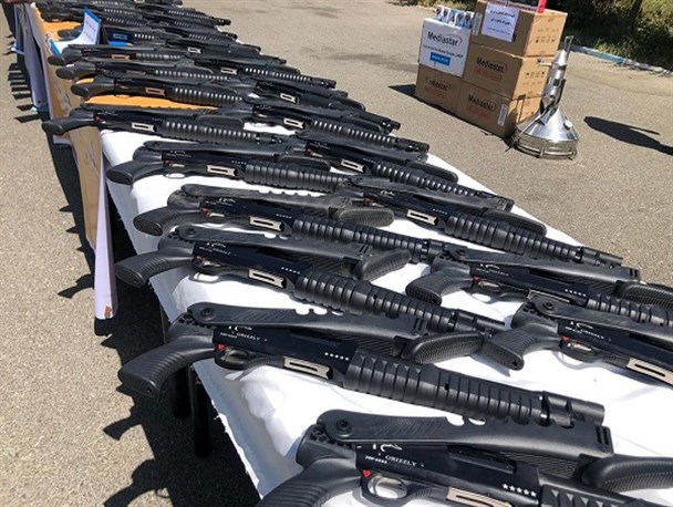 کشف ۶۵ قبضه سلاح غیرمجاز در عملیات مشترک پلیس لرستان و کردستان