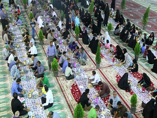 برپایی مراسم ترتیل خوانی و افطاری در امامزادگان یاسر و ناصر+ تصاویر