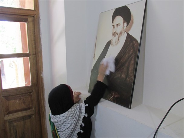 بیت تاریخی بنیان‌گذار جمهوری اسلامی در خمین غبار روبی شد