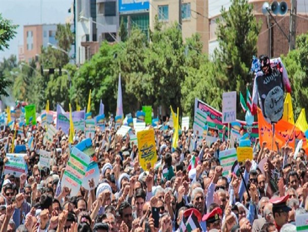 وقتی لبیک به دعوت ولی امر مسلمین کوچک و بزرگ نمی شناسد!/از فریادهای کوبنده «مرگ بر اسرائیل» تا نمایش نفرت کودکان از رژیم صهیونیستی