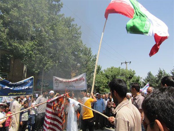 راهپیمایی باشکوه روز قدس در استان همدان به روایت تصویر