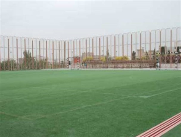 احداث 3 زمین چمن مصنوعی فوتبال در یکسال/ میدان ابوعلی سینا با المان دستگاه فشار خون در خاش نصب شد