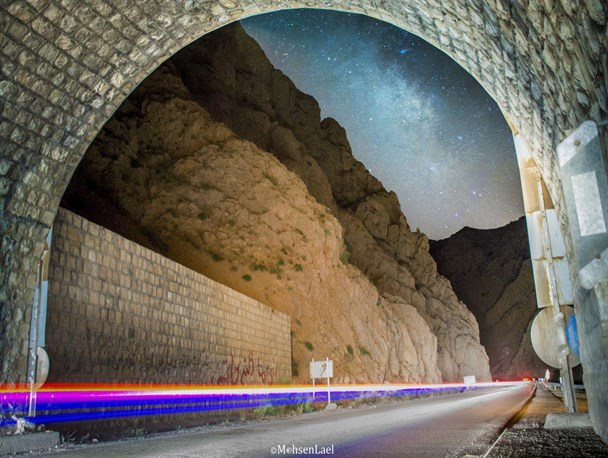 کهکشان راه شیری؛ روایت دوربین عکاسان اسفراینی