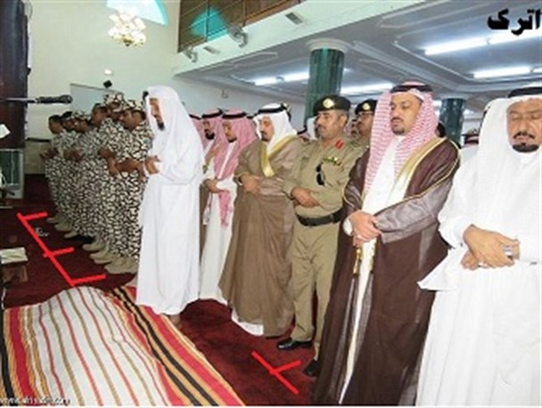 اهانت سعودیها به مسجد+عکس