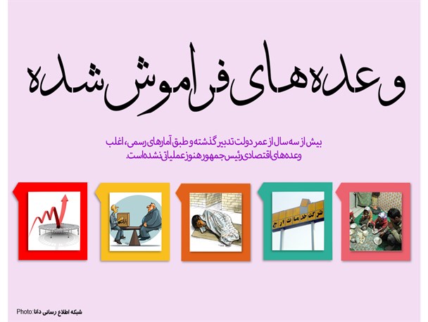 اینفوگرافیک/وعده‌های فراموش شده!