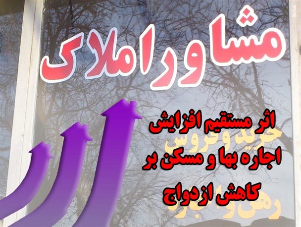 اثر مستقیم افزایش اجاره بها و مسکن بر کاهش ازدواج