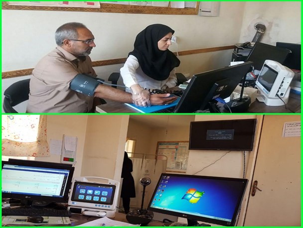 استقرار تخت هوشمند پزشکی و معاینه از راه دور در بخش جنگل رشتخوار
