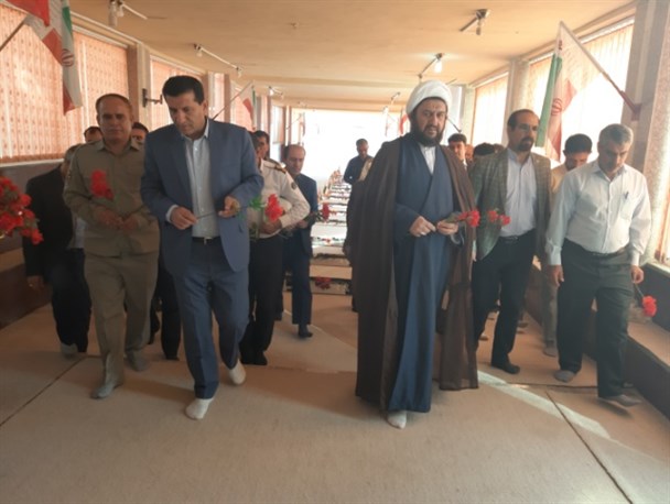 شروع به کار فرماندار جدید دهدشت با تجدید میثاق با شهدا+ تصاویر