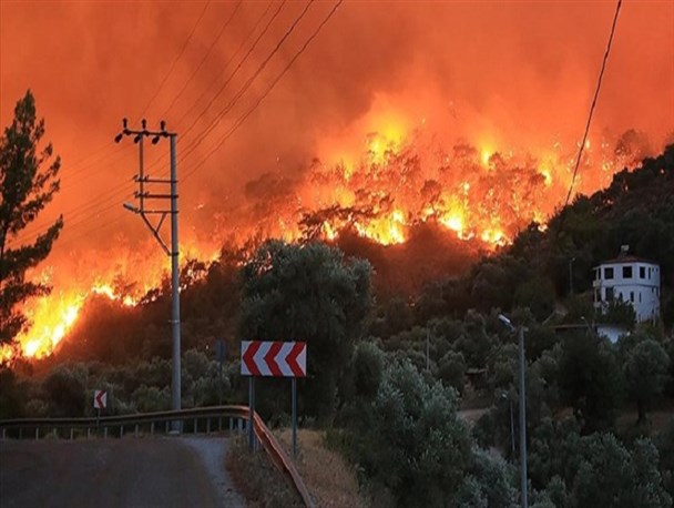 افزایش تلفات آتش‌سوزی بزرگ ترکیه به ۸ کشته/ تفرجگاه‌های ساحلی ازبین رفتند