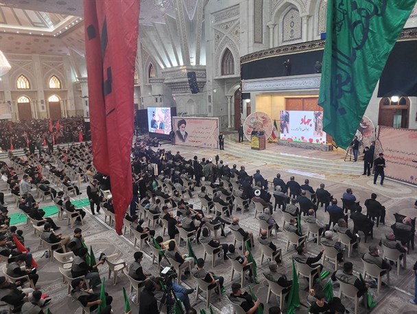عکس(2)| برگزاری اجتماع بزرگ «روایت جهاد» در حرم مطهر امام(ره)