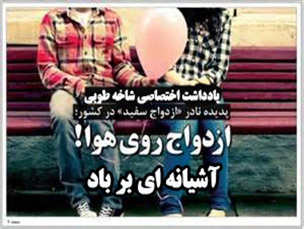 ازدواج روی هوا/ آشیانه ای بر باد