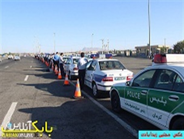 آغاز رزمایش ارتقاء امنیت ترافیکی در راه های استحفاظی شهربابک+تصاویر